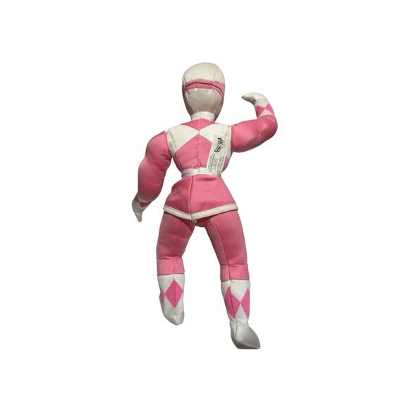 Kenner 1995 Mighty Morphin Power Rangers Pink Ranger Stuffed Plush Vintage - Picture 5 of 8